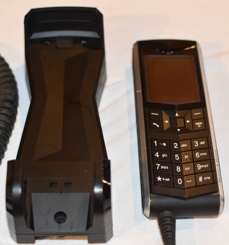 Thrane &amp; thrane tt-3672a black maritime wired ip phone w/cradle coast guard