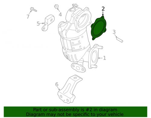 Genuine kia gasket 28282-2m300