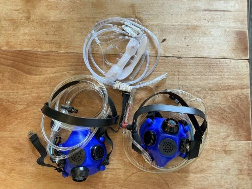 2 mountain high alps face masks without microphone, one large and one medium