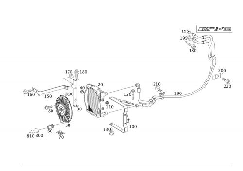 Genuine mercedes-benz bracket 211-500-03-31