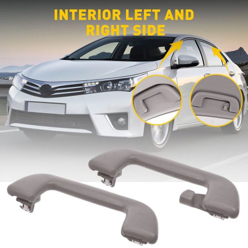 2x front+rear roof pull ceiling handle grab set for yaris 2008-2017 toyota