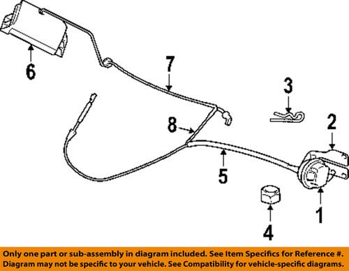 Dodge oem 52010399ac cruise control system-vacuum harness