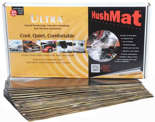 Hushmat 10500 ultra bulk sheet kit 12 in. x 23 in. sheets (58 sq.ft total) steal