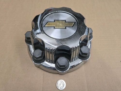 Chevy oem 1999-2010 silverado suburban 2500 3500 chrome center hub cap 15039488