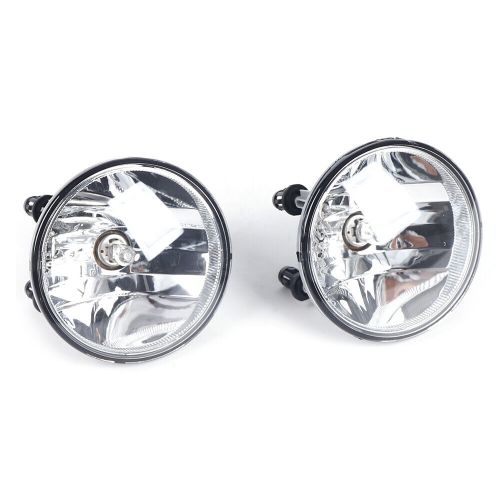 Bumper fog lights w/ bezel chrome cover lh rh for 2018 2019 2020 chevy traverse!