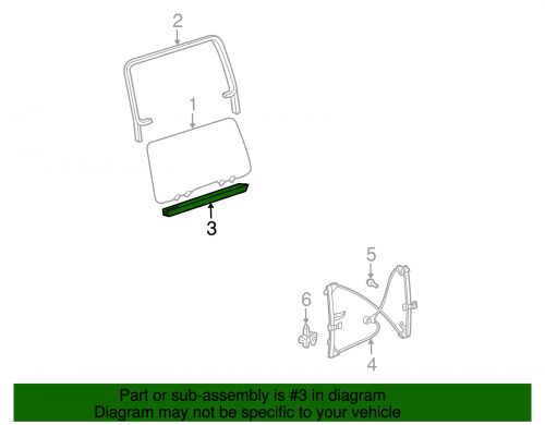 Genuine toyota hatch seal 68290-35031