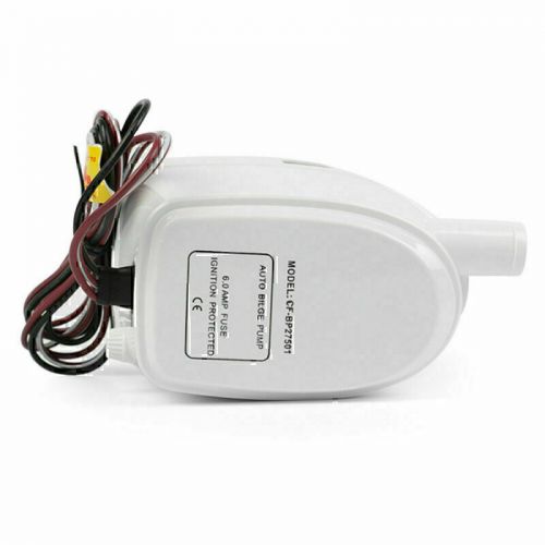 750gph 12v boat marine automatic submersible bilge auto water pump float switch