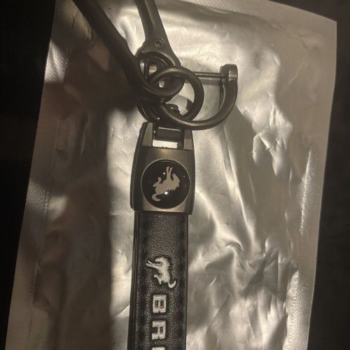 Leather ford bronco key chain with tool