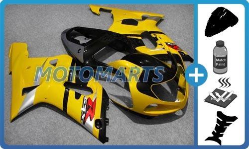 Bundle for suzuki gsxr 600 750 01 02 03 k1 inj body kit fairing & windscreen ao