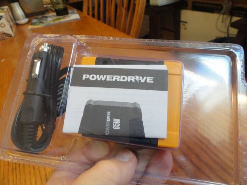 Power drive 65w slim power inverter with ac outlets/usb #pwd65 new fast ship