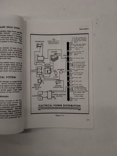 Cessna 1963 model 210c owner&#039;s manual-reproduction