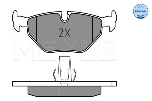 Meyle 025 216 9117 brake pad set for disc rear 44.9mm height fits bmw 5 series