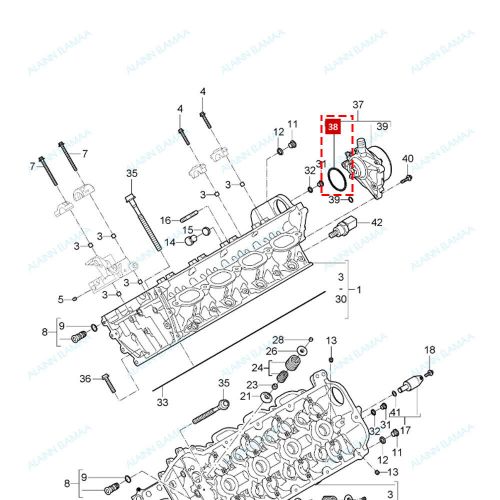 Vacuum pump o-ring gasket c for 2007-2018 porsche cayenne macan panamera 3.6 4.8