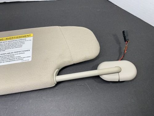 2010,2011,2012 ford fusion sun visor right passenger side illumination gray oem