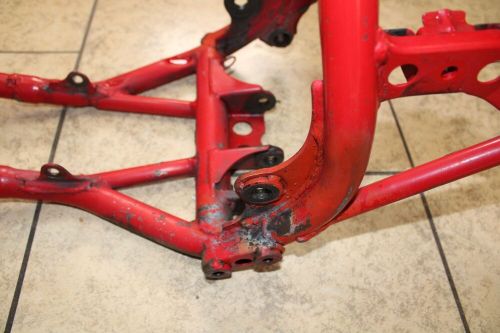 1986 honda atc250r frame with paperwork