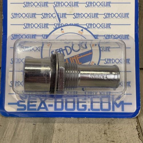 Sea-dog line chrome zinc gas tank vent 352110-1  3/4&#034; fitting/ 5/8&#034; hose boat