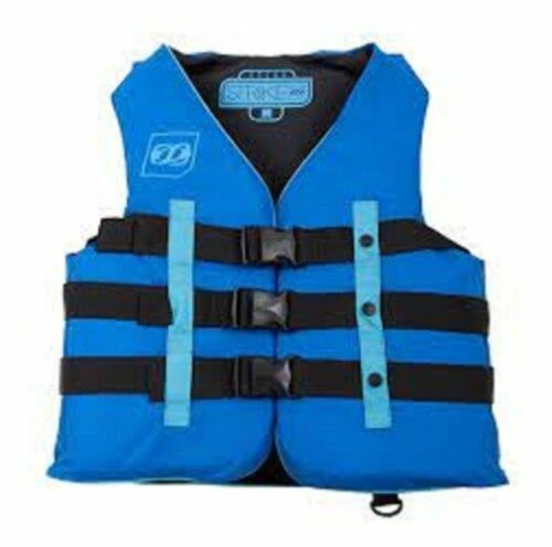 Jetpilot strike nylon pfd life vest jacket jp17214-2xl-blue