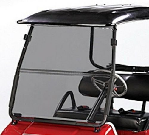 Club car ds (2000.5-up) tinted impact modified fold down golf cart windshield