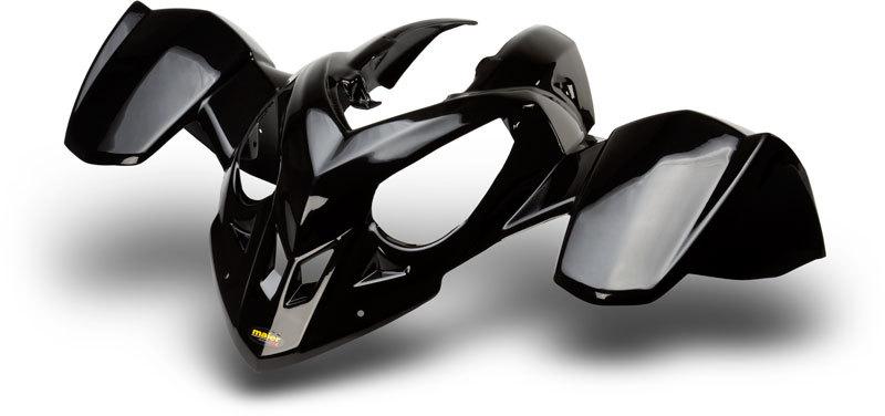 New polaris predator 500 black front fender plastic plastics