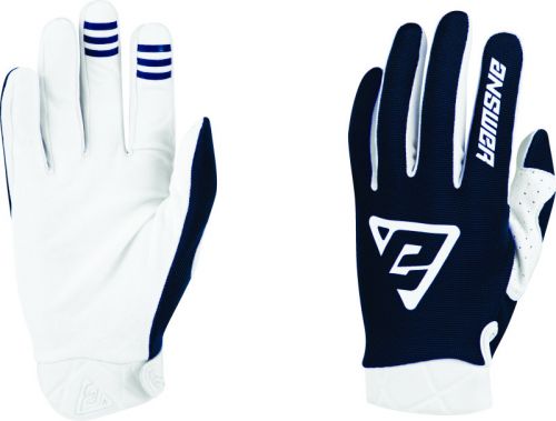 Answer 23 peak glove navy/white youth - fits xl