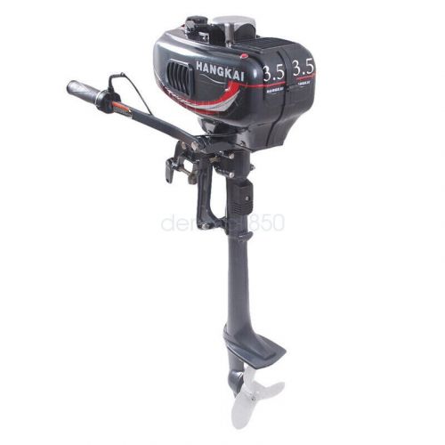 Hangkai 2 stroke 3.5 hp outboard motor cdi water cooling boat engine motor