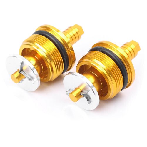 Fit honda cbr250r front preload adjuster fork caps bolt gold