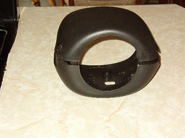 Grand am steering column cover bezel  2 piece  dark gray  tilt steering 