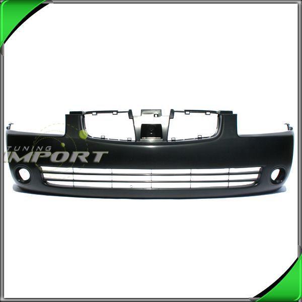 04-06 nissan sentra front bumper fascia cover raw matte black plastic non-primed