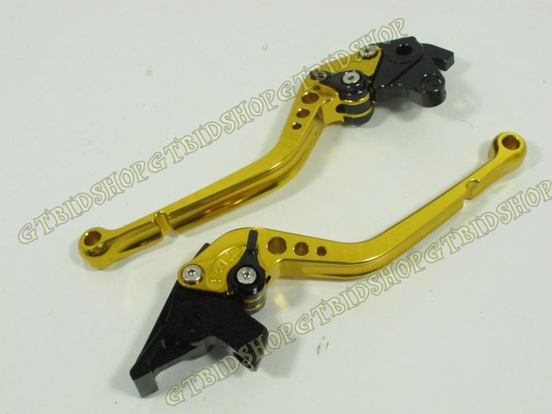 Brake clutch lever for kawasaki zzr1200 02 05 zx9 94 97 gold black