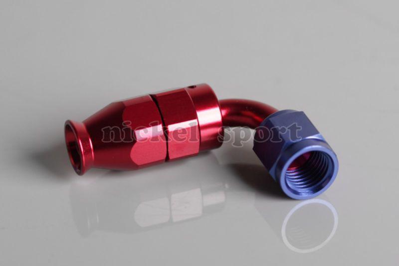 4an tpfe hose end 90° aluminum fitting adapter