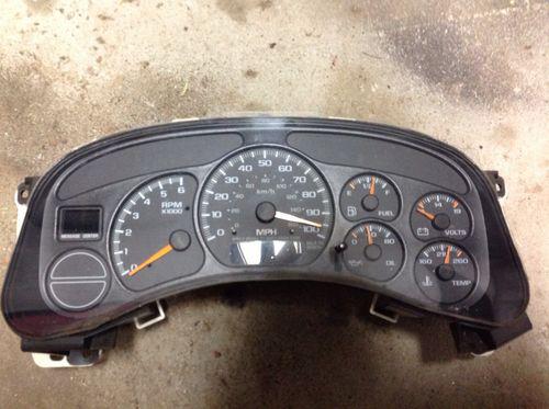 99-02 1500 2500 tahoe yukon sierra instrument cluster speedometer