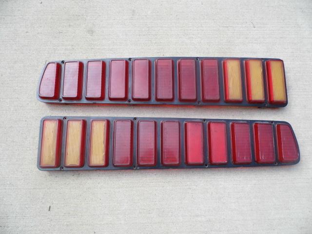 1973 dodge charger left and right taillight lenses