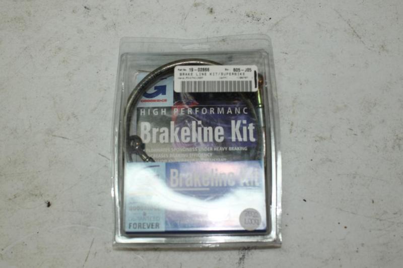 Gsxr 600 750 1000 goodridge steel braided brake lines 00 01 02 03 new