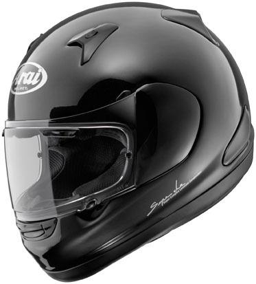 New arai signet-q full-face adult helmet, pearl black, large/lg