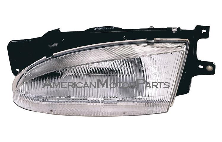 Depo driver & passenger side replacement headlight 95-97 fit hyundai accent 4dr