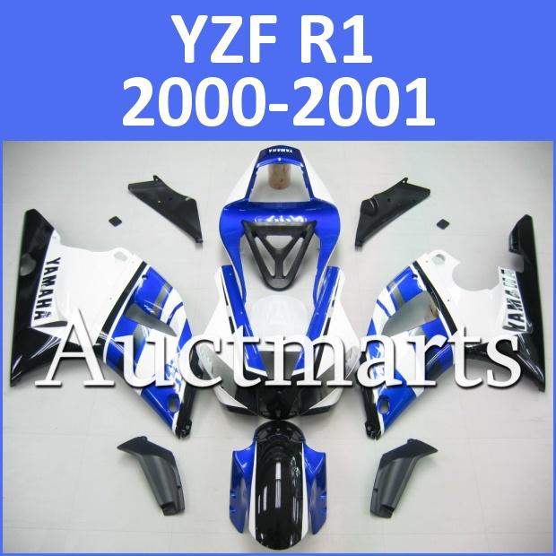 Fit yamaha yzf r1 00 01 yzfr1 2000 2001 1000 fairing kit bodywork c16 d00