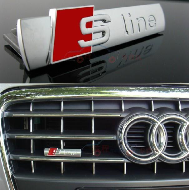 Audi q7 q5 s4 s5 rs4 rs5 quattro a3 a4 a5 sline front grille emblem hood badge 