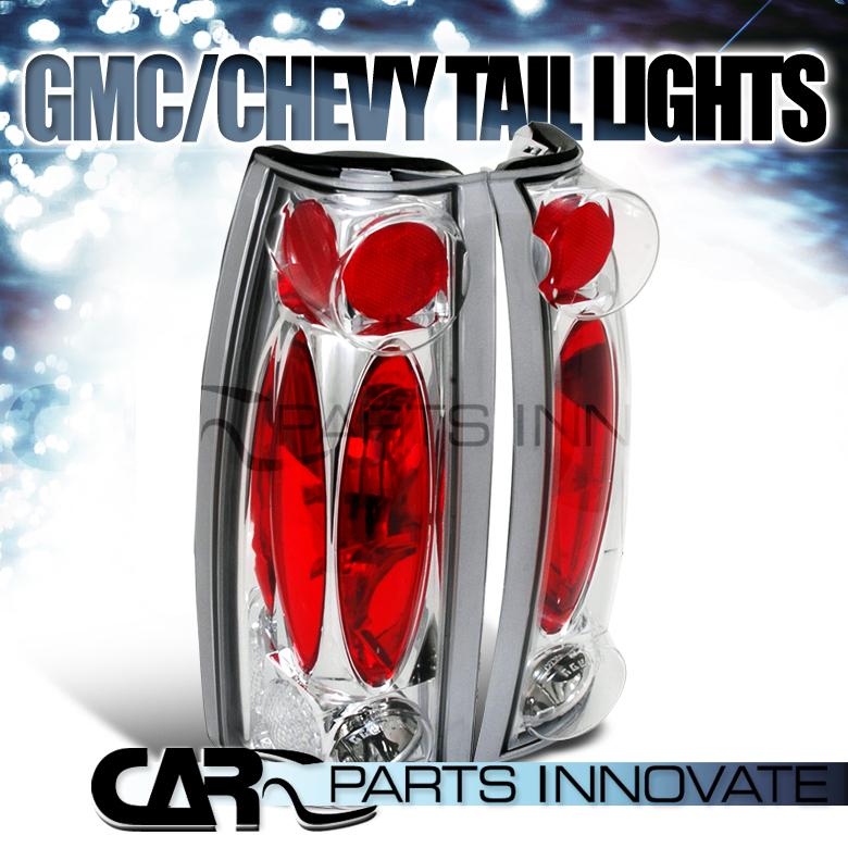 Chevy gmc c/k c10 silverado blazer tahoe tail lights rear lamp altezza chrome