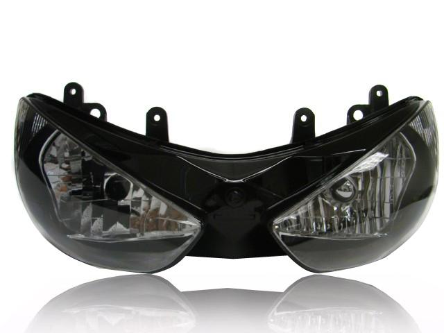 New headlight headlamp assembly for kawasaki zx6r zx 6r zx6 636 ninja 2005 2006