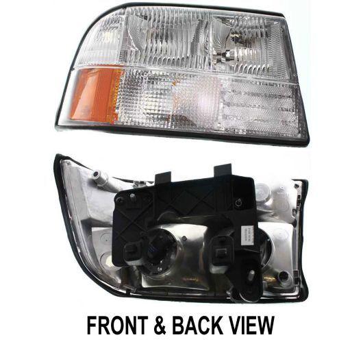 98-04 gmc jimmy s15 sonoma bravada head light lamp assembly w/o fog right new rh