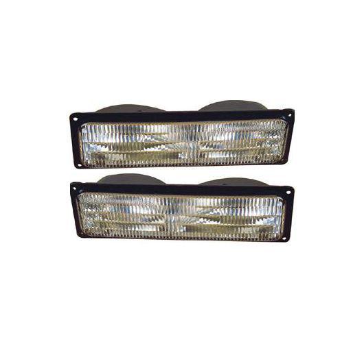 Pair set left & right chevy silverado truck 94-99 park signal lamps lights