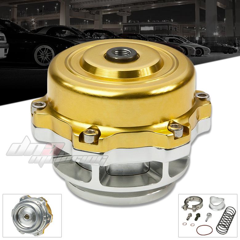 35psi 50mm turbo/turbocharger/intercooler gold aluminum blow off valve psi bov