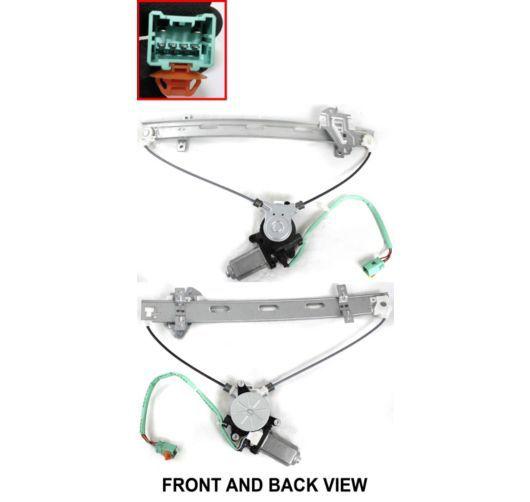 New drivers front power window lift regulator with motor 01-05 honda civic