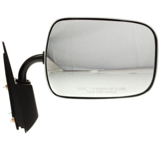 Chevy gmc truck stainless steel chrome manual side view mirror passenger right r