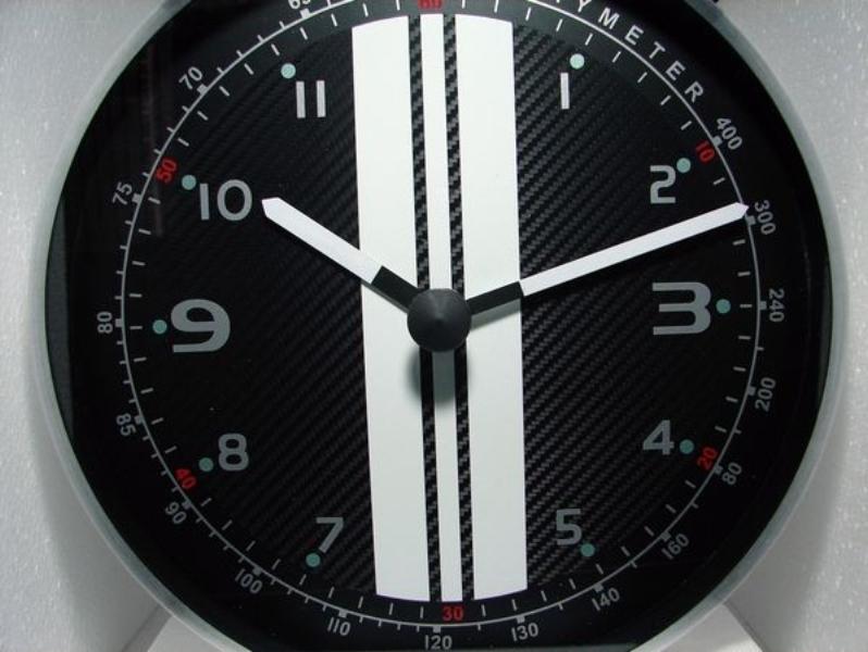 Mini  cooper wall clock racing coupe sports car aluminum metal case quartz watch