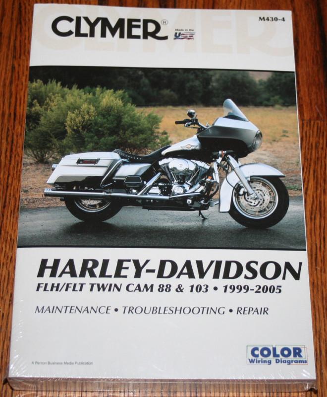 Clymer harley davidson flh/flt twin cam 88 & 103 1999-2005 manual brand new
