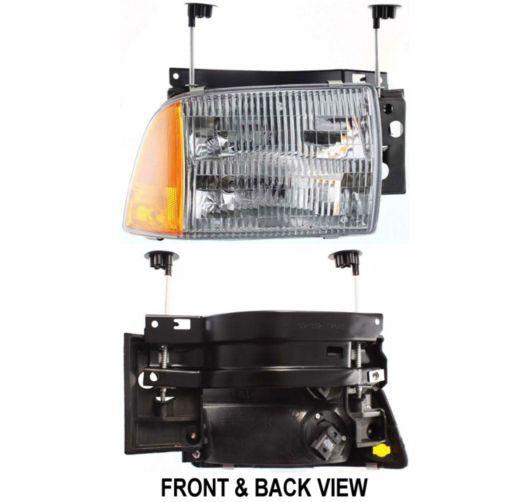 95-97 chevy s10 blazer passenger side head light lamp assembly replacement right