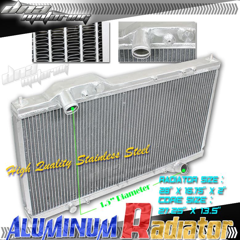 Acura nsx-t-r 1990-05 dual core full aluminum radiator