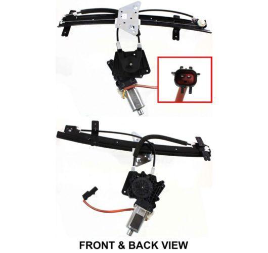 Dakota durango front door power window regulator w/motor passenger side right rh