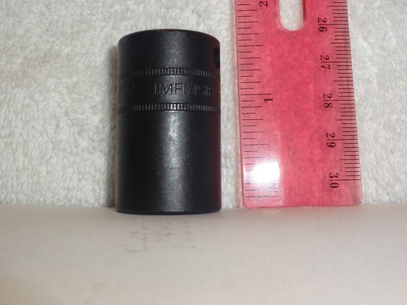 Snapon socket 18mm metric impact 6 points 3/8 drive semi deep imfms18 new